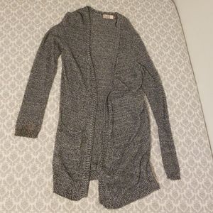 Gray cardigan